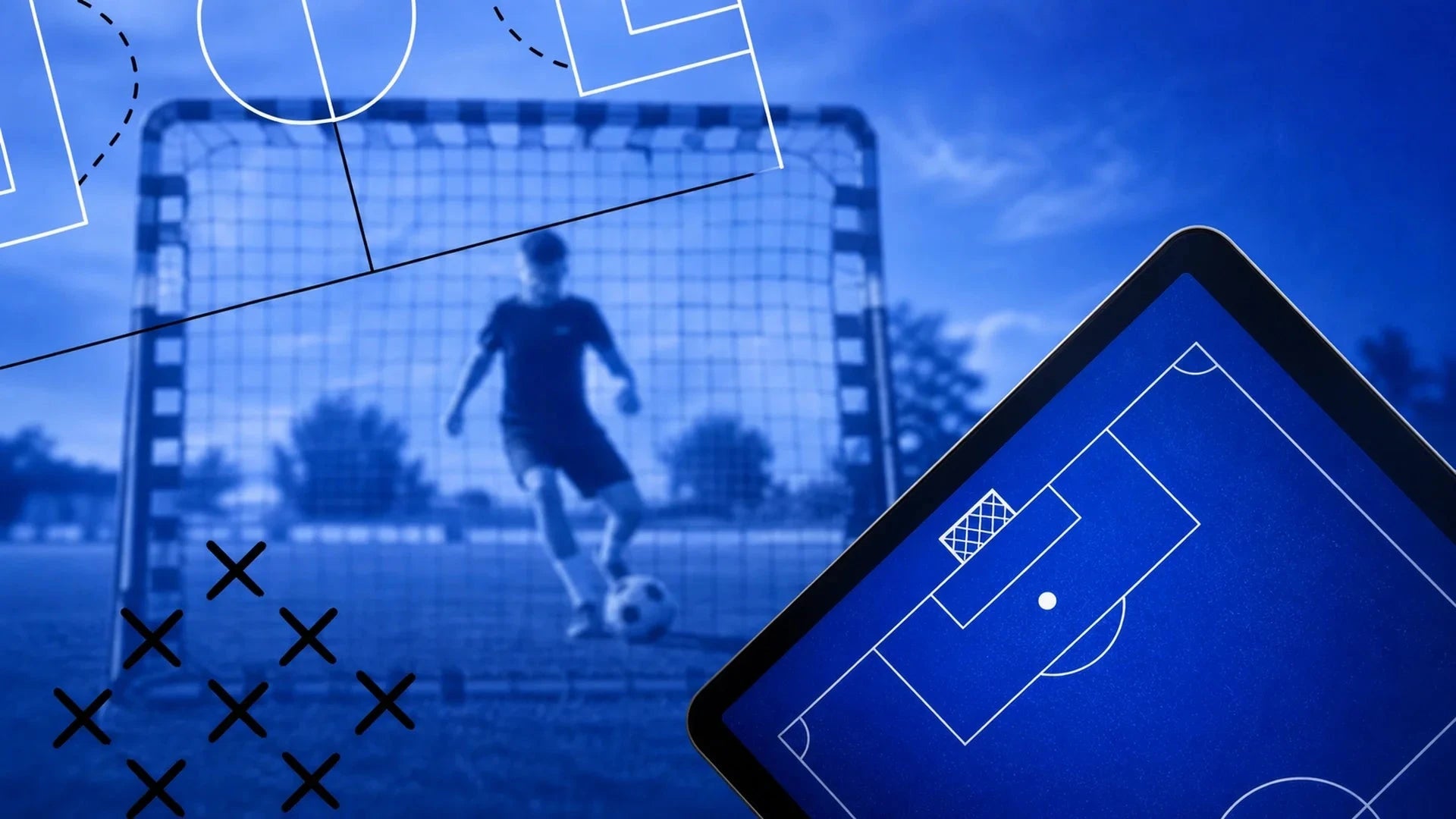 Examples of football training by category
