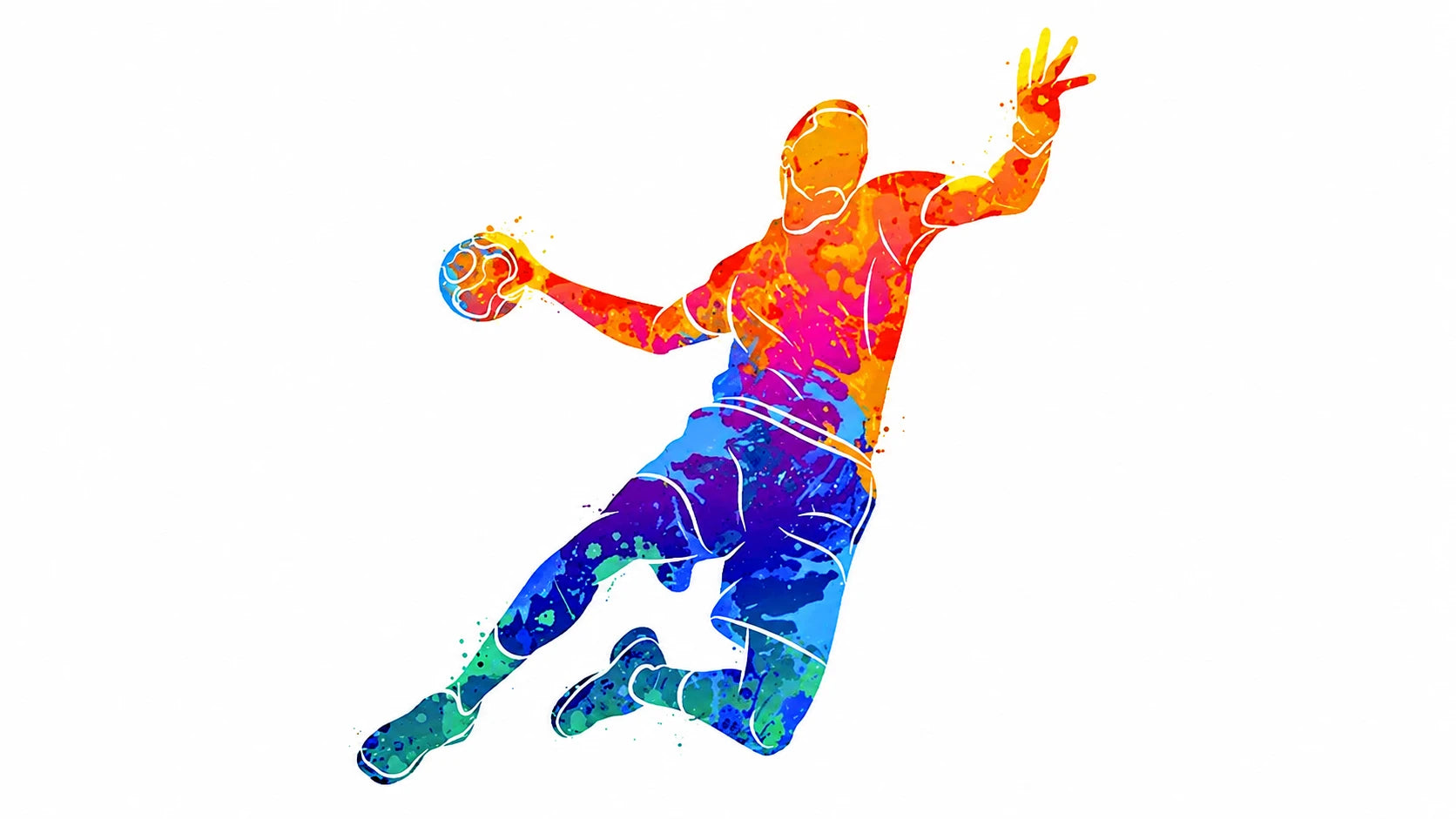 Handball training for children