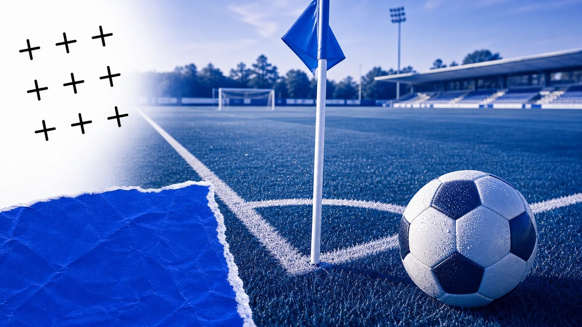 What are the dimensions of a football pitch?