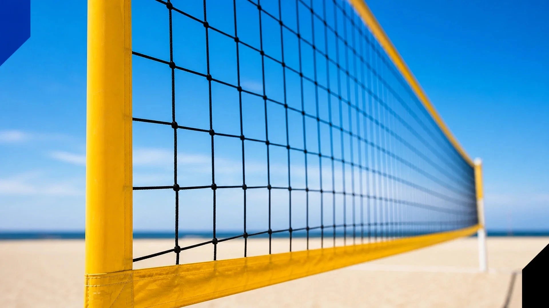 How high is a volleyball net?