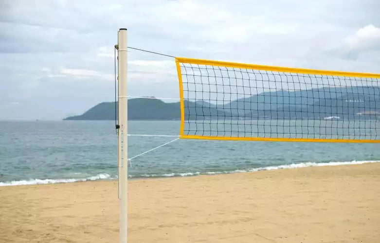 Par de Postes de voleibol playa PRO - acero 90mm