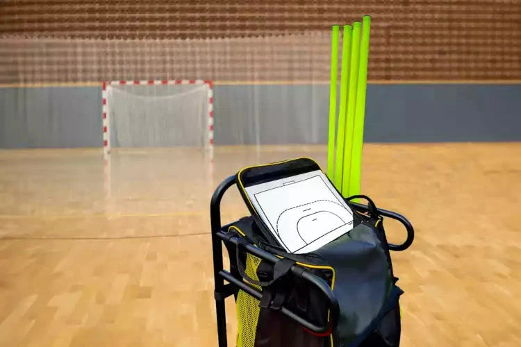 Robust transport cart for balls and training equipment Powershot