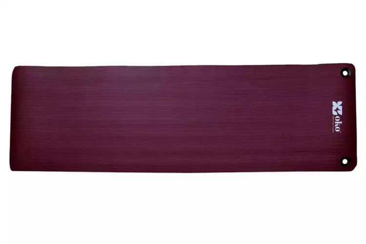 Esterilla de yoga ecológica (con ojales) - 1,5 cm de grosor