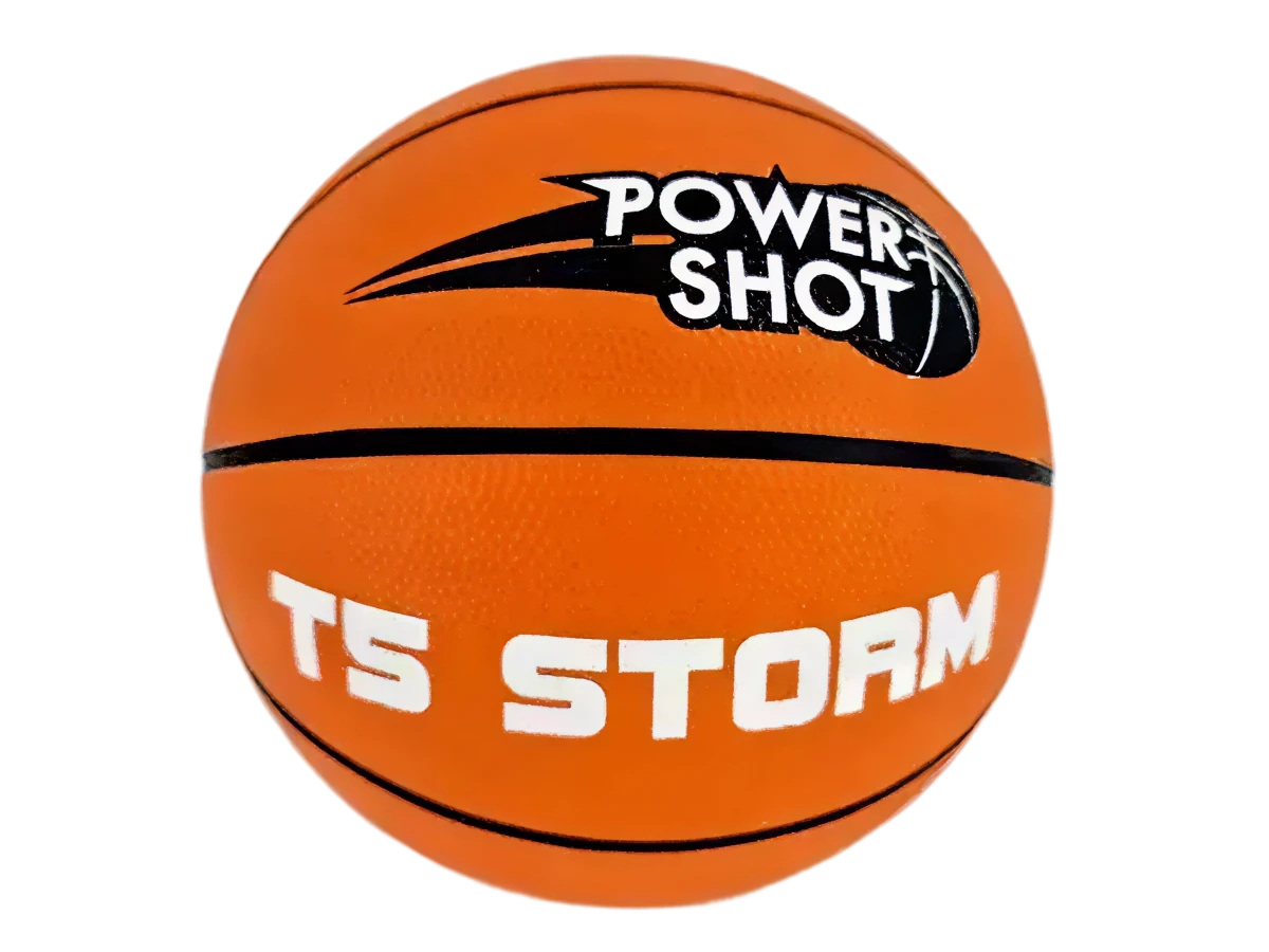 Set of 10 basketballs size 5 with free pump and storage bag Powershot