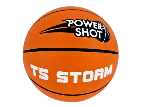 Set of 10 basketballs size 5 with free pump and storage bag Powershot