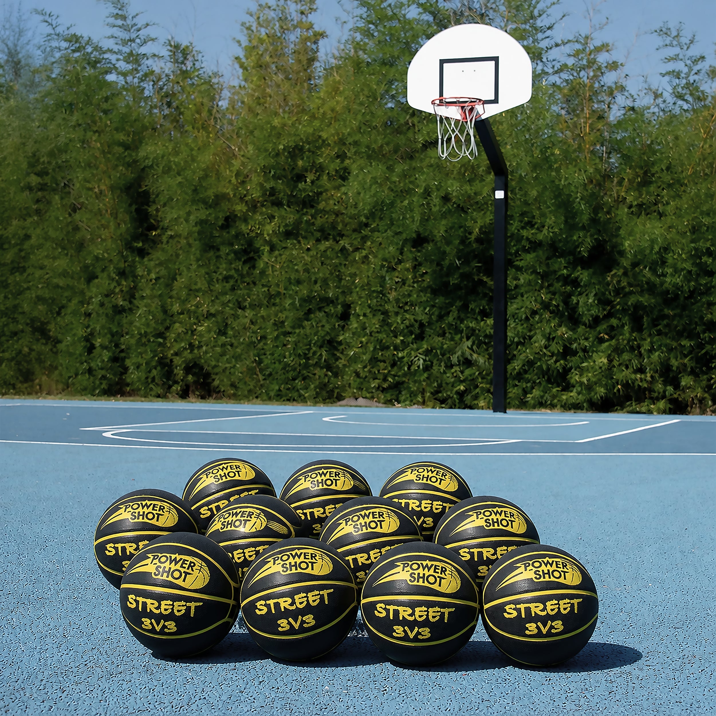 Paquete de 10 balones de baloncesto Street 3v3 - Bomba y bolsa GRATIS