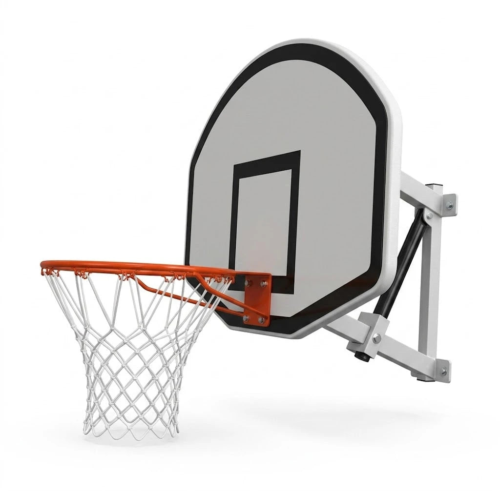 Canasta de baloncesto - de pared y ajustable - ¡En casa o en el pabellón de deportes!
