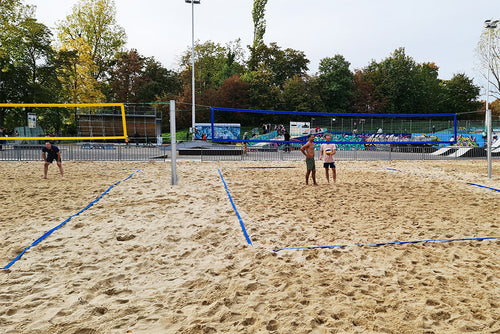 Límites de las pistas de voley playa