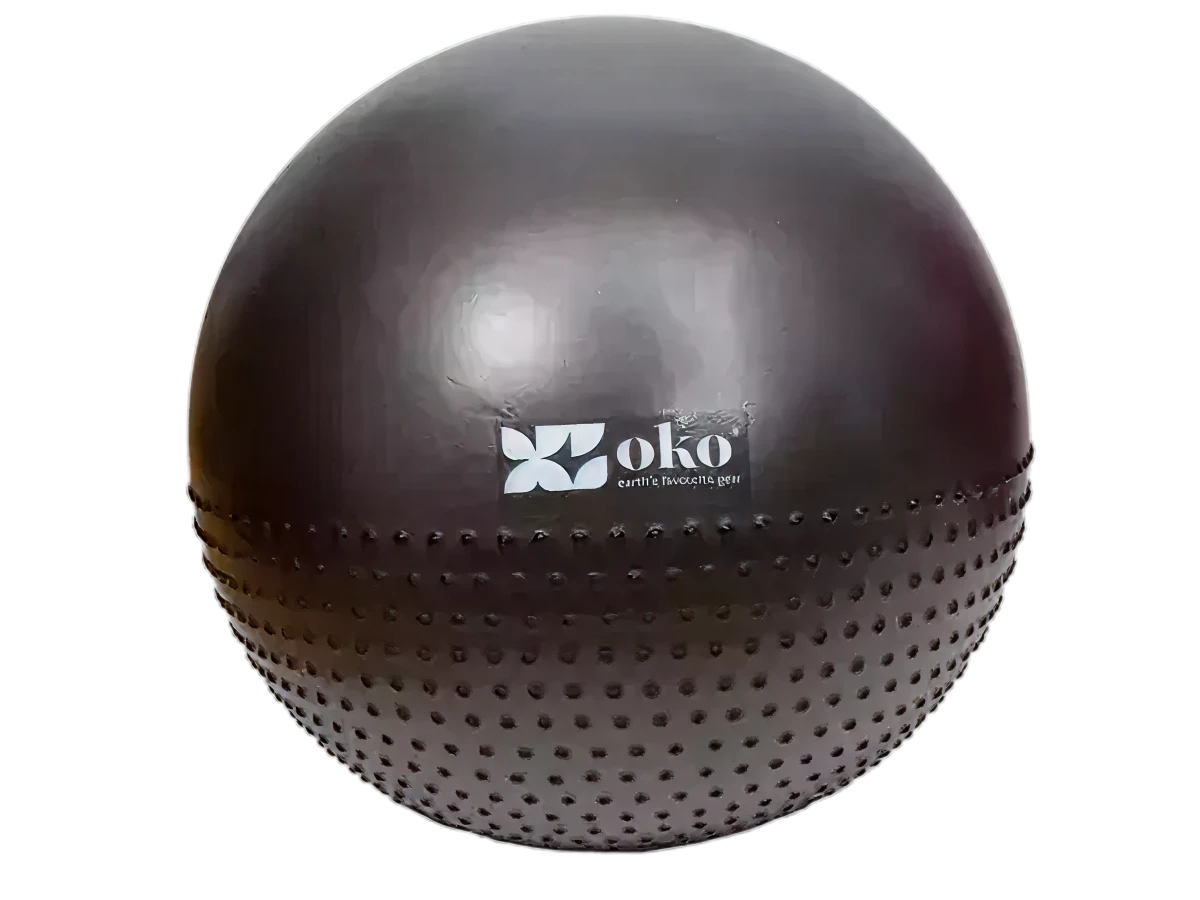 Pelota para gimnasia 55cm Negra OKO