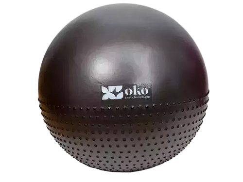 Pelota para gimnasia 55cm Negra OKO