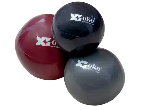 Set of 3 pvc weighted balls Oko