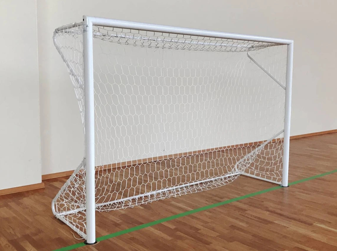 Portería de fútbol/fútbol sala fija para anclar de 3 x 2 m - Acero