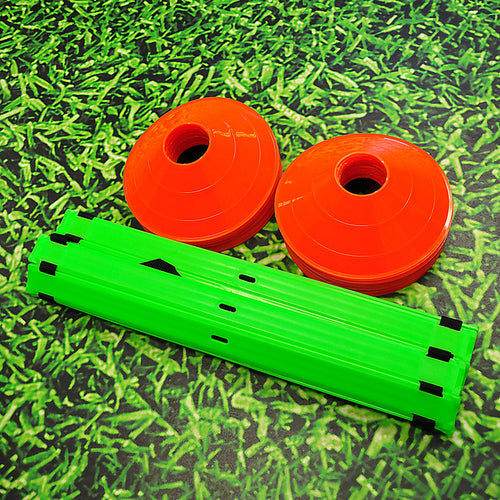 Agility Training Kit - 4m Ladder and 50 Cones Powershot