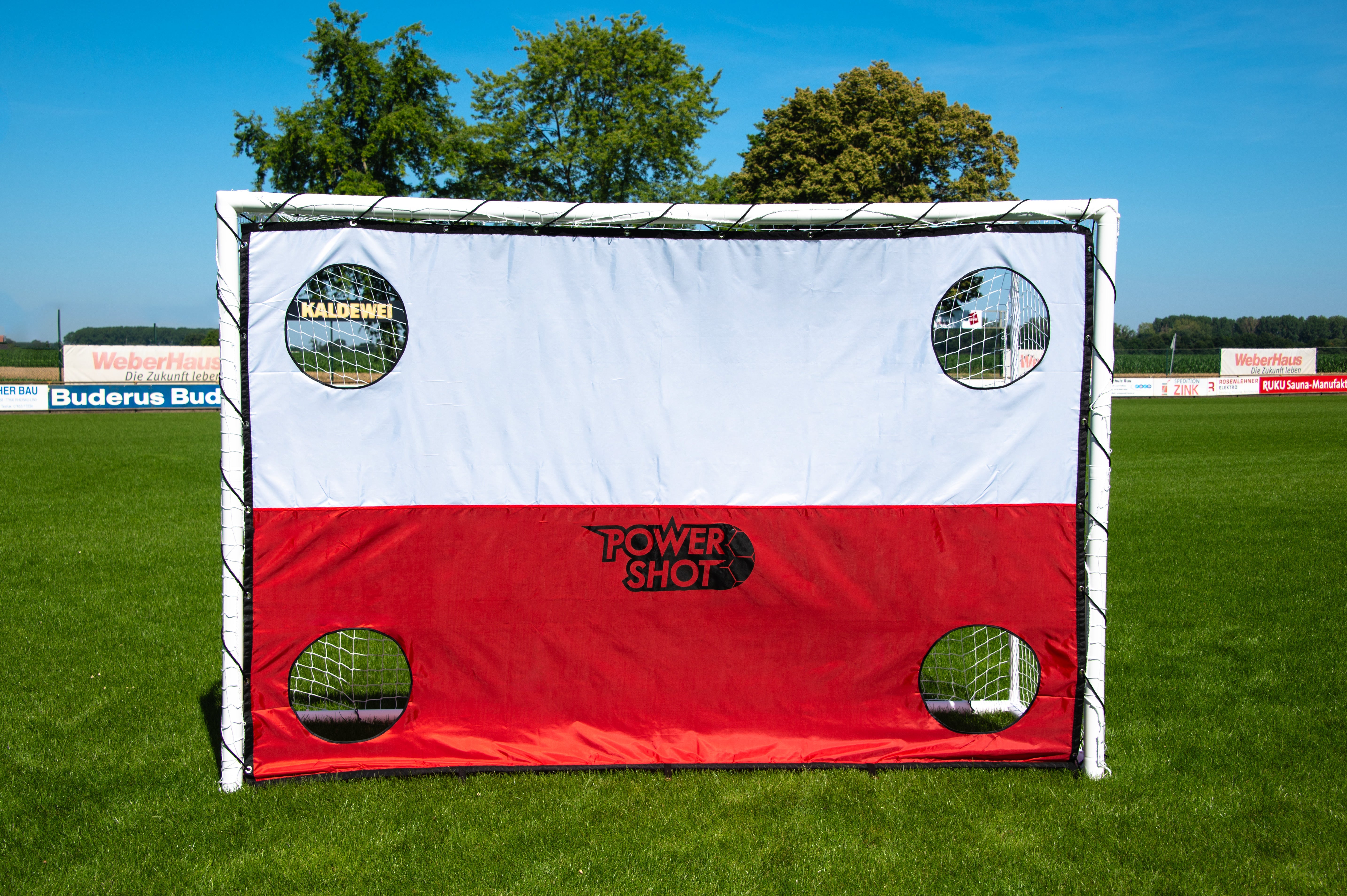Shooting wall with flag - 3m x 2m Powershot