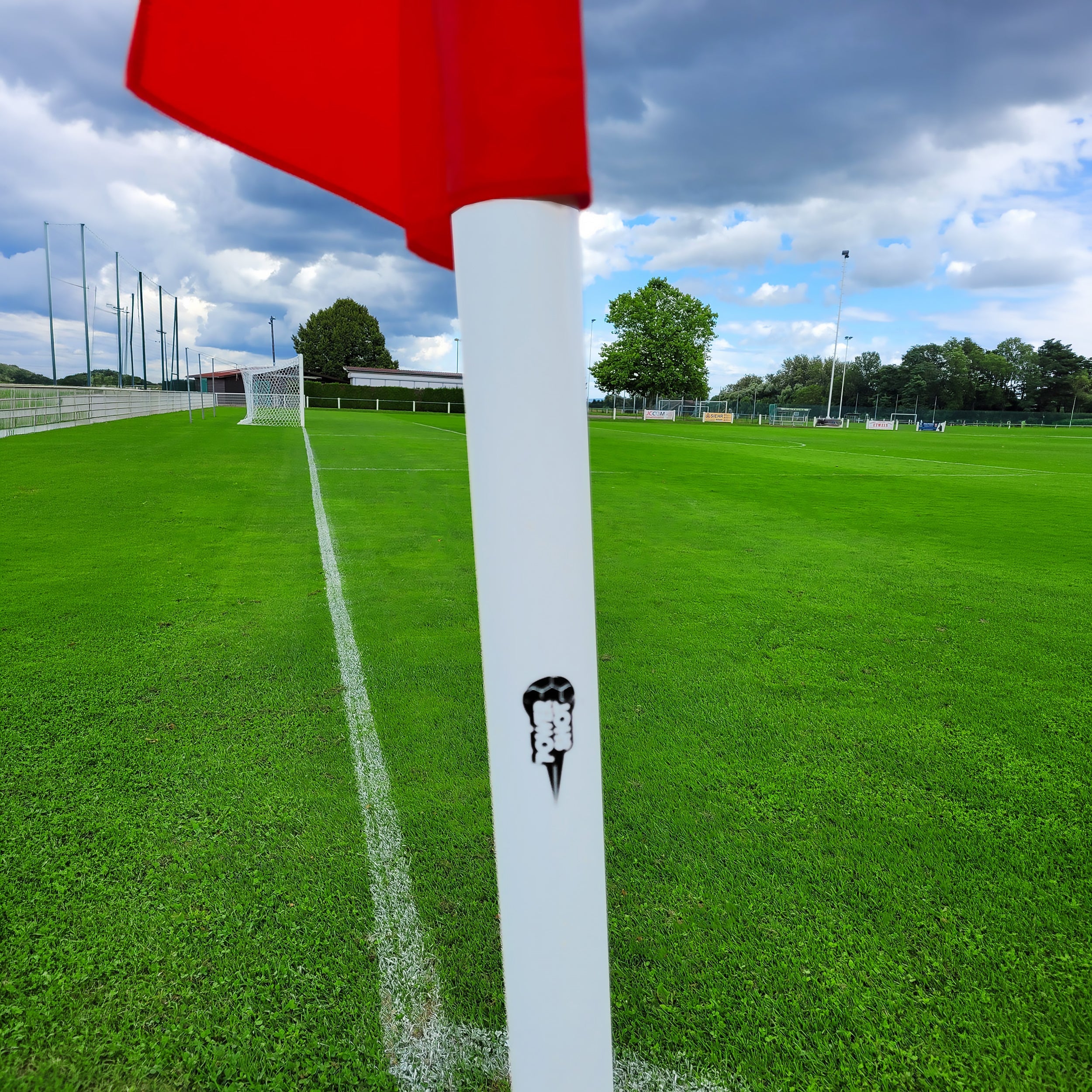 Set of 4 official corner posts - 160cm x 5cm Powershot