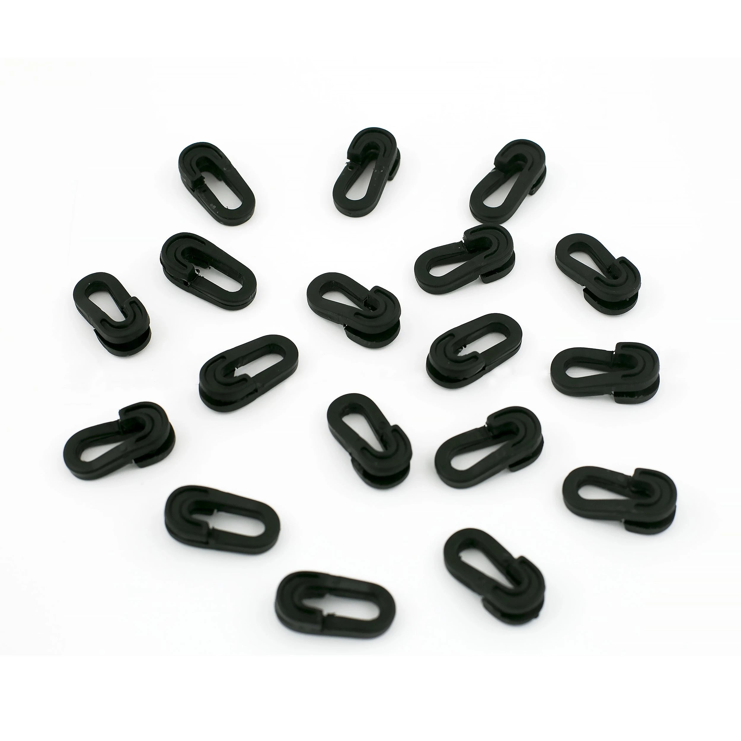 Set of 40 black net clips Powershot