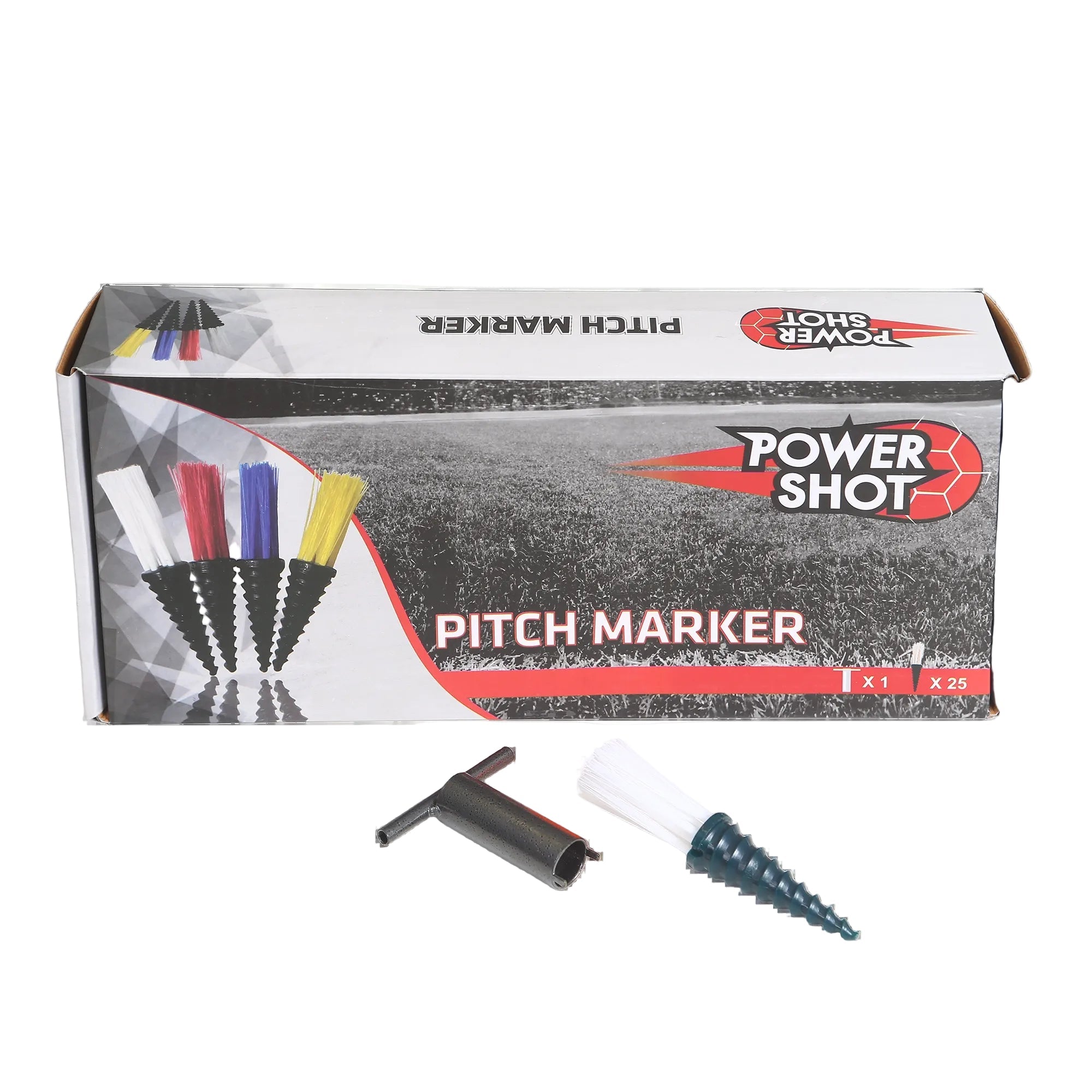 Set of 25 Pitchmarker implants Powershot