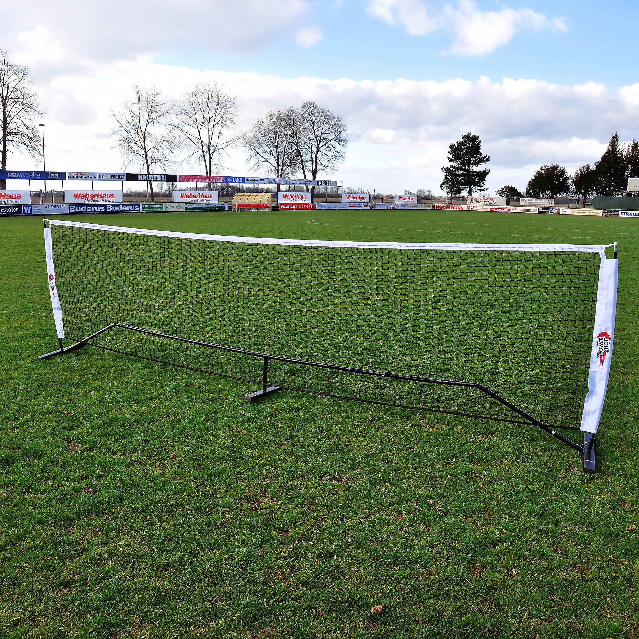 Steel tennis ball net - 4m x 1.1m (with carry bag) Powershot