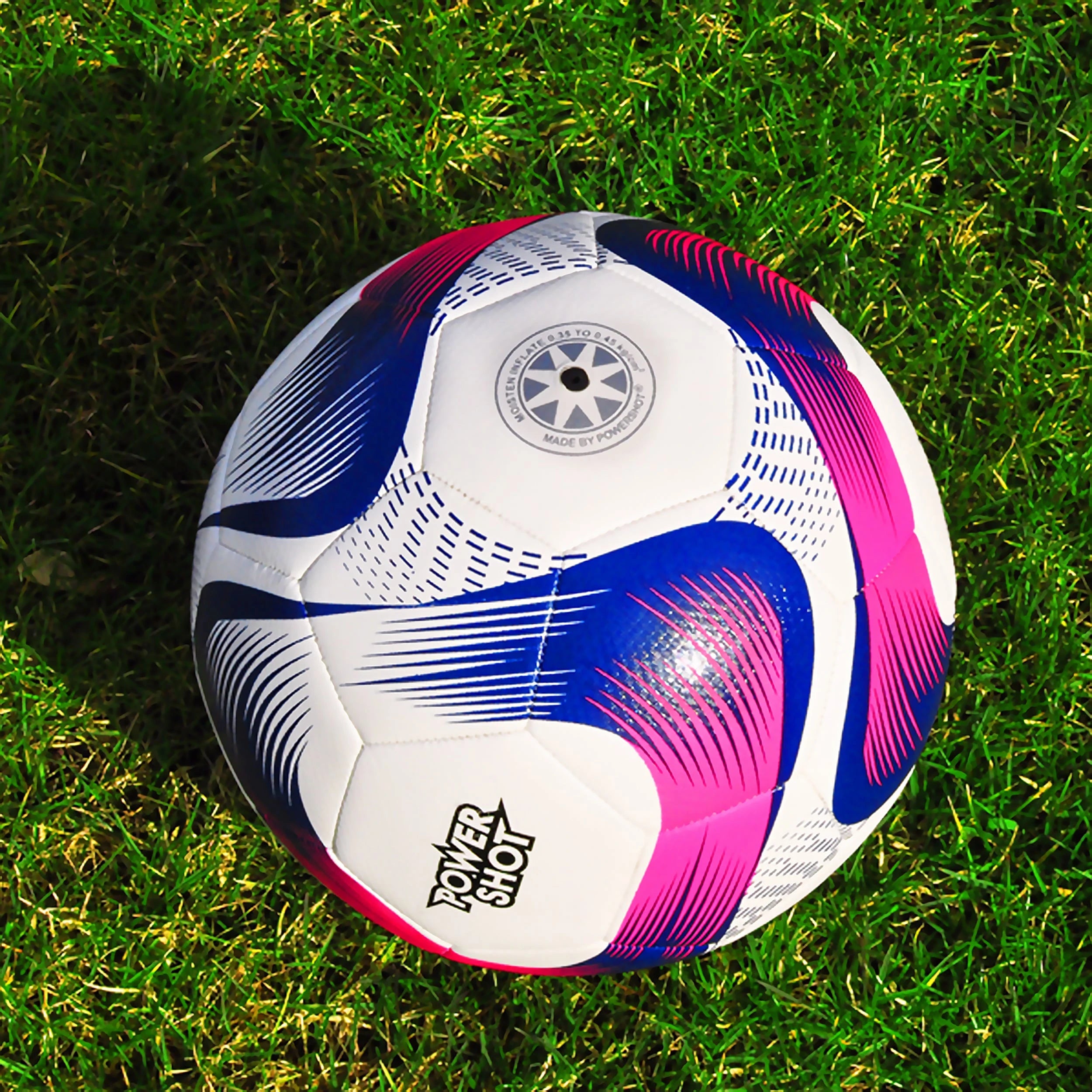 Football pink and blue size 5 Powershot