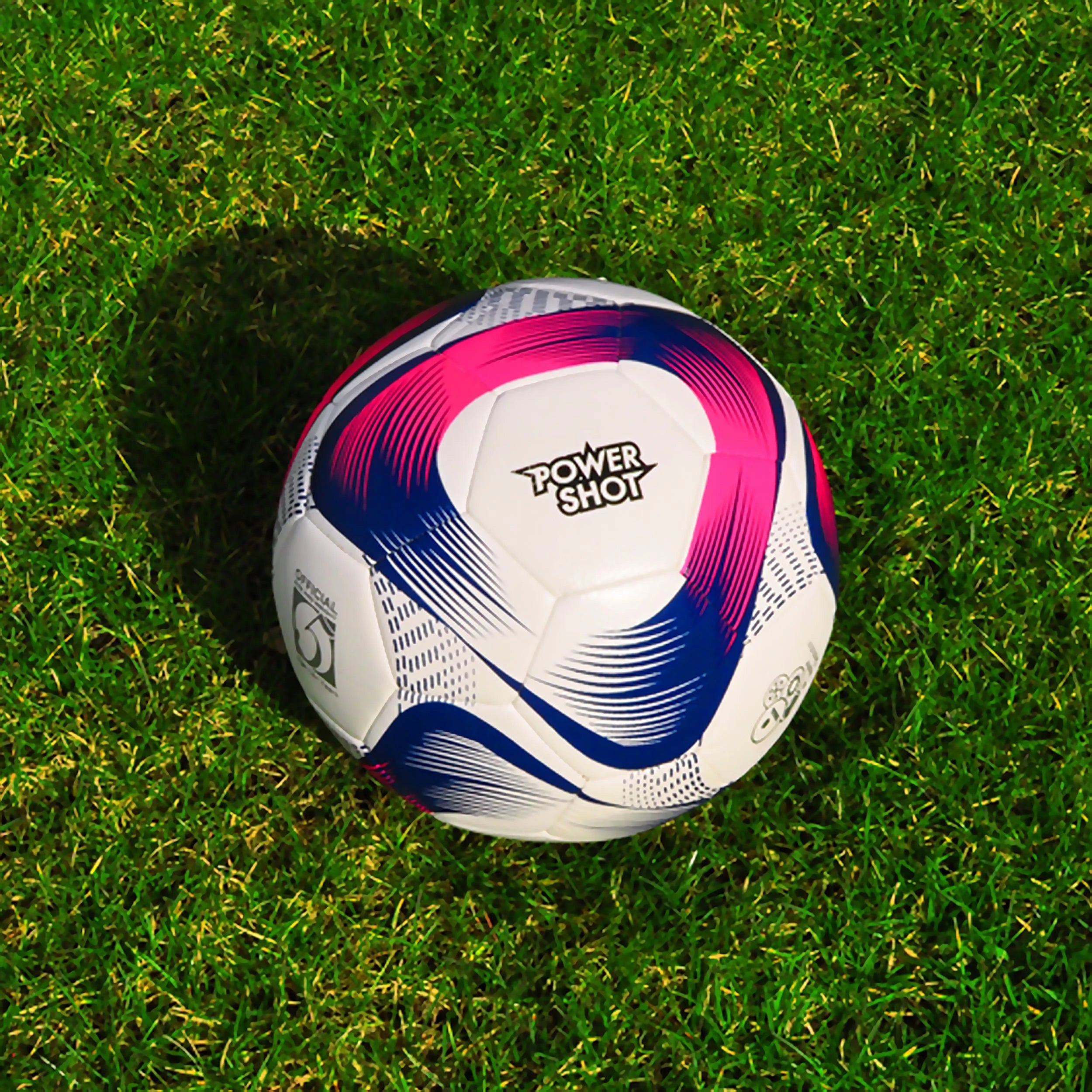 Football pink and blue size 5 Powershot