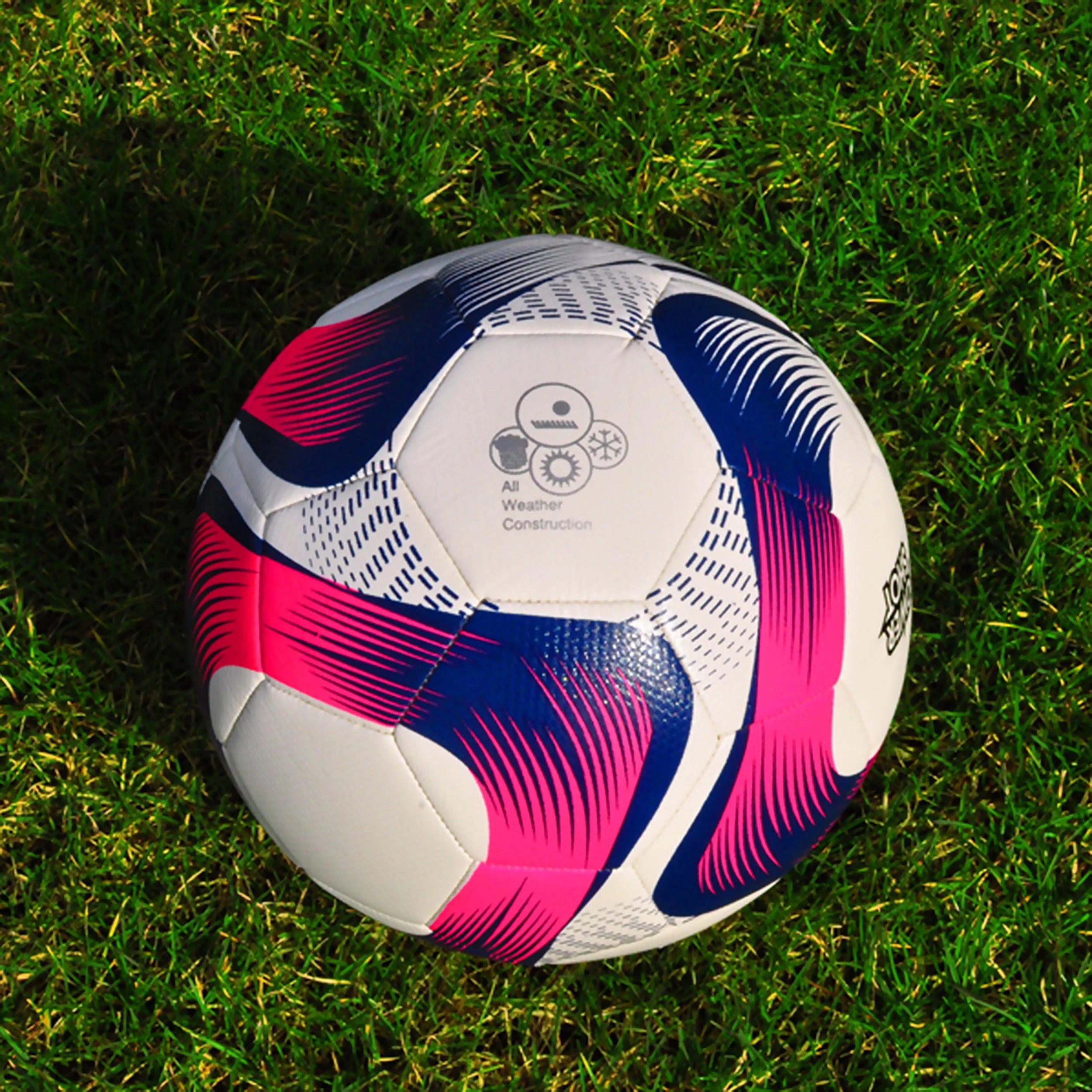 Football pink and blue size 5 Powershot