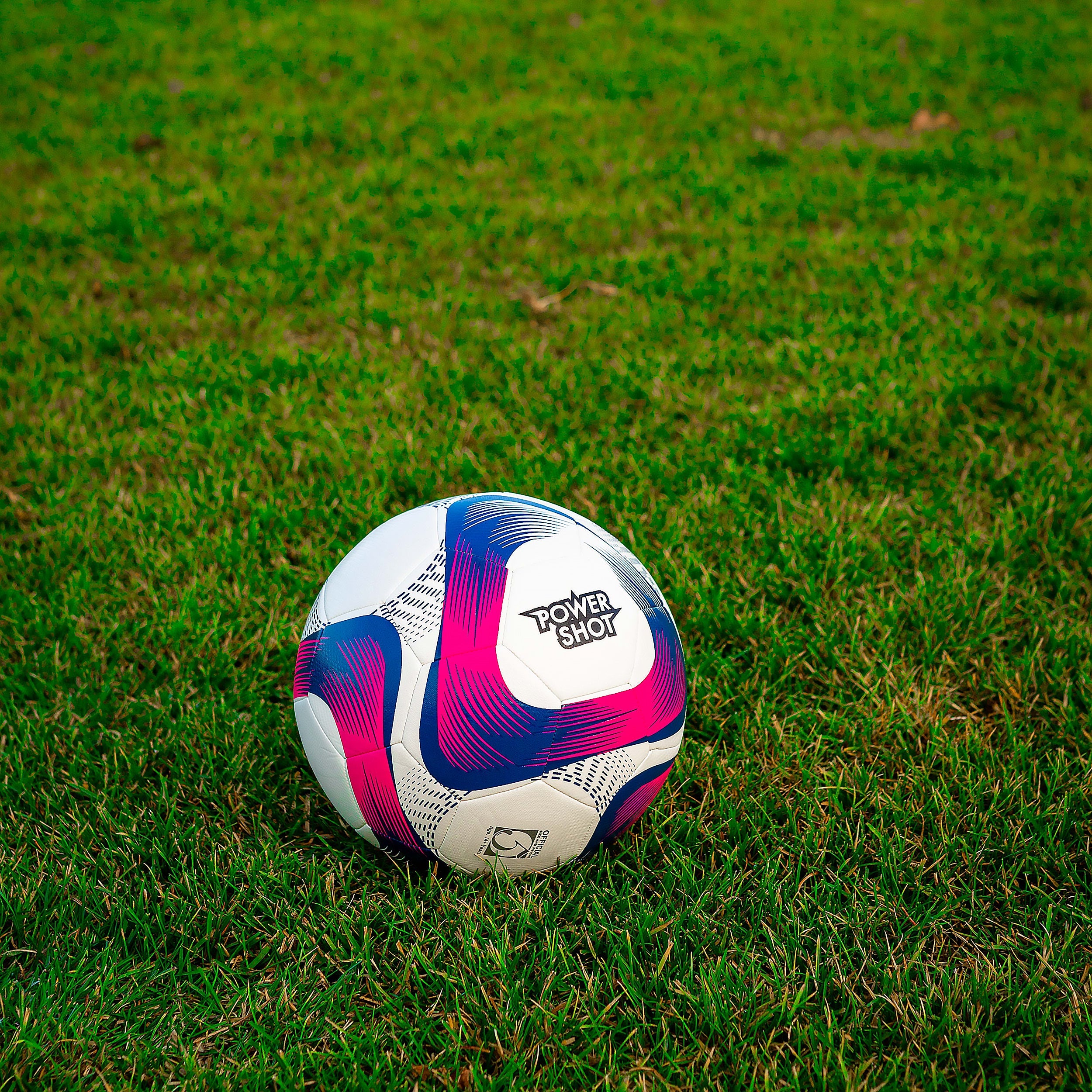 Football pink and blue size 5 Powershot