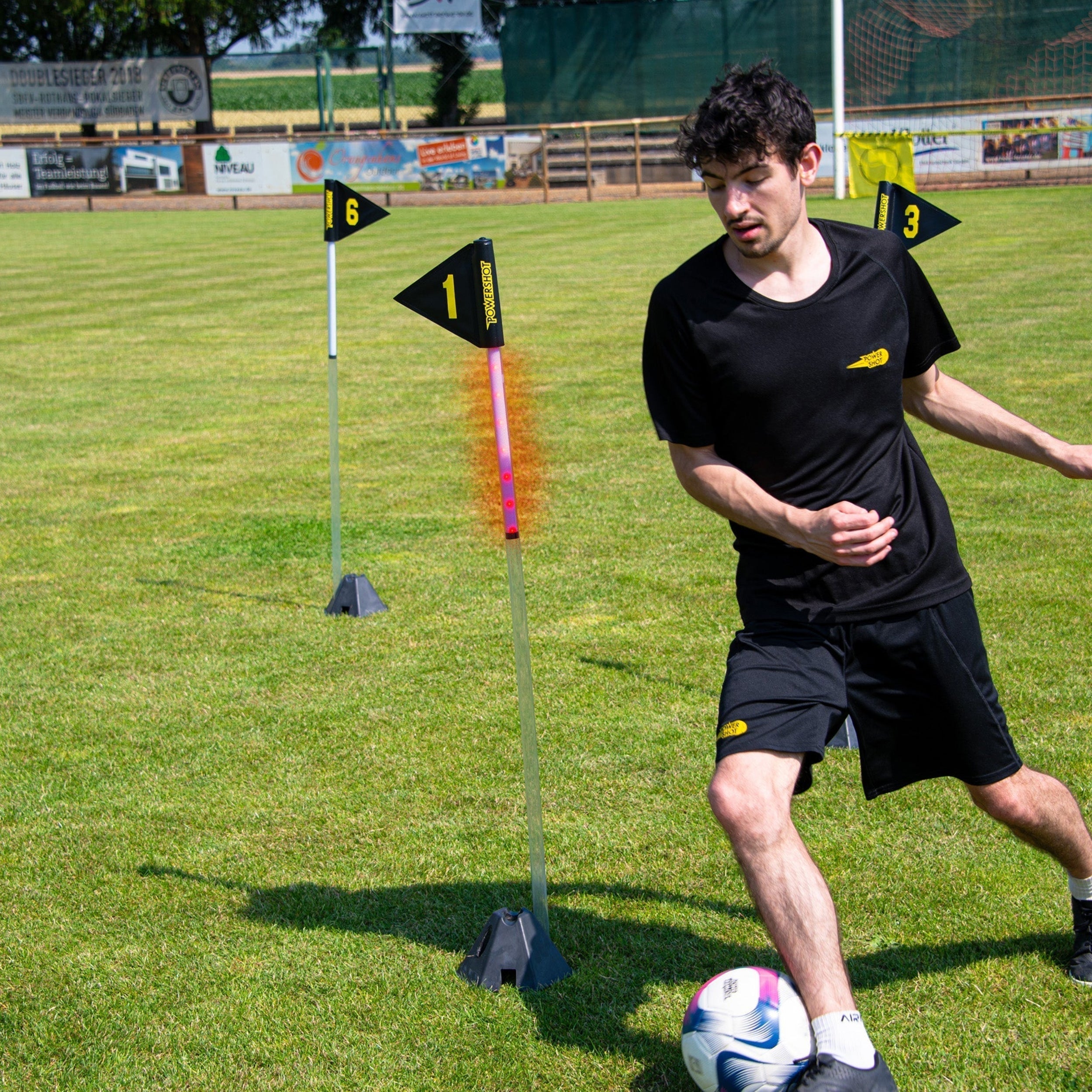6 illuminated agility milestones with remote control Powershot