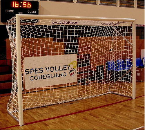 Portería de fútbol/fútbol sala fija para anclar de 3 x 2 m - Acero