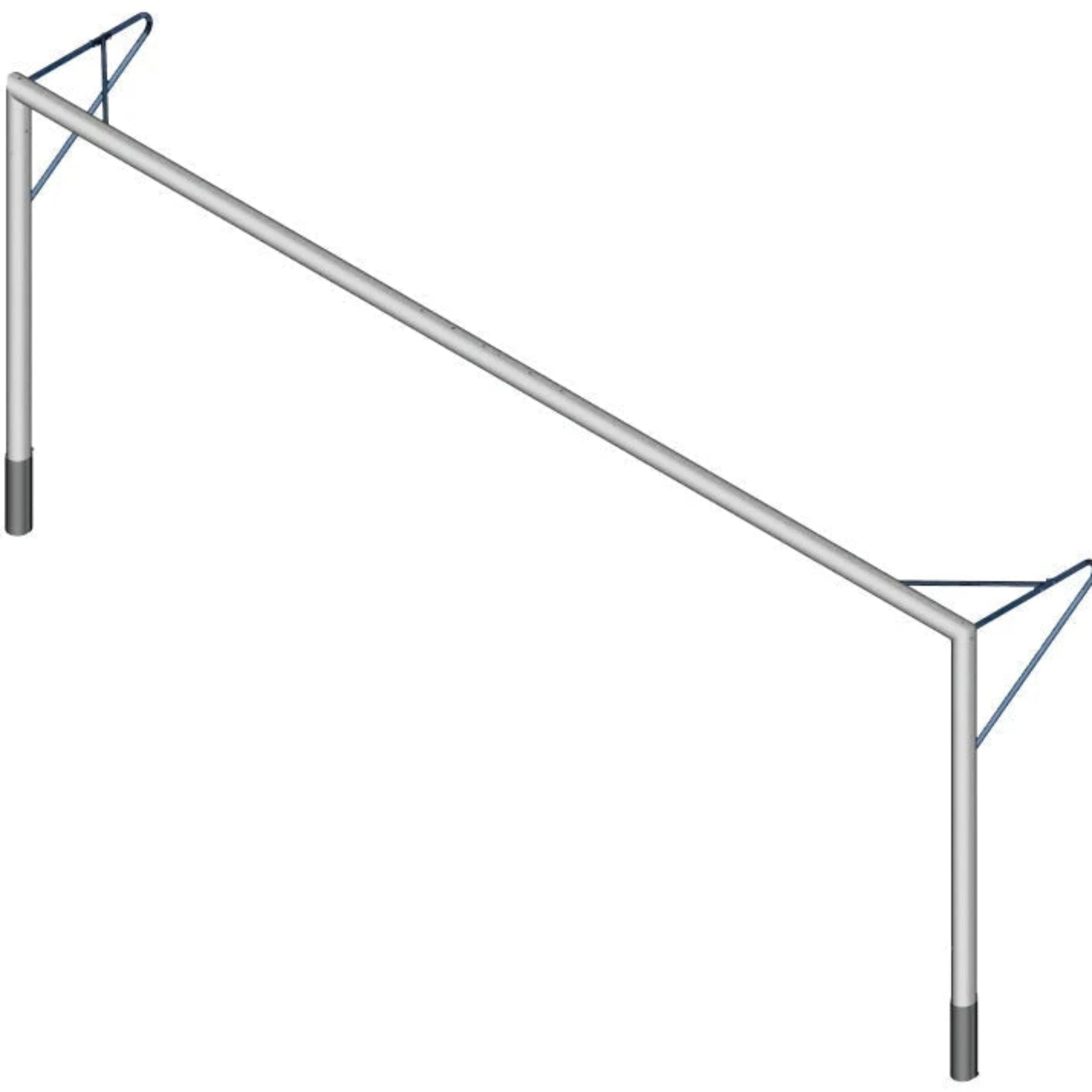 Aluminium cast in football goal - 6m x 2.10m Powershot