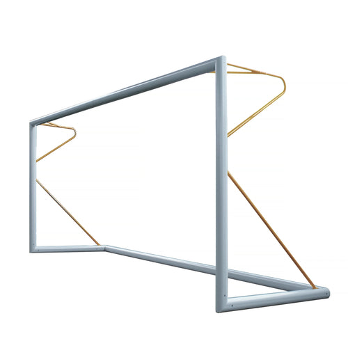 8-a-side football goal transportable aluminium - 5m x 2m - Ø80 mm Powershot