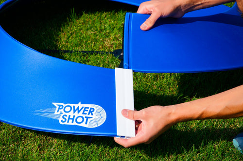 Juego de 3 Kits de objetivos de FOOT GOLF con base y bandera - ¡Ideal para practicar la precisión de los pases!
