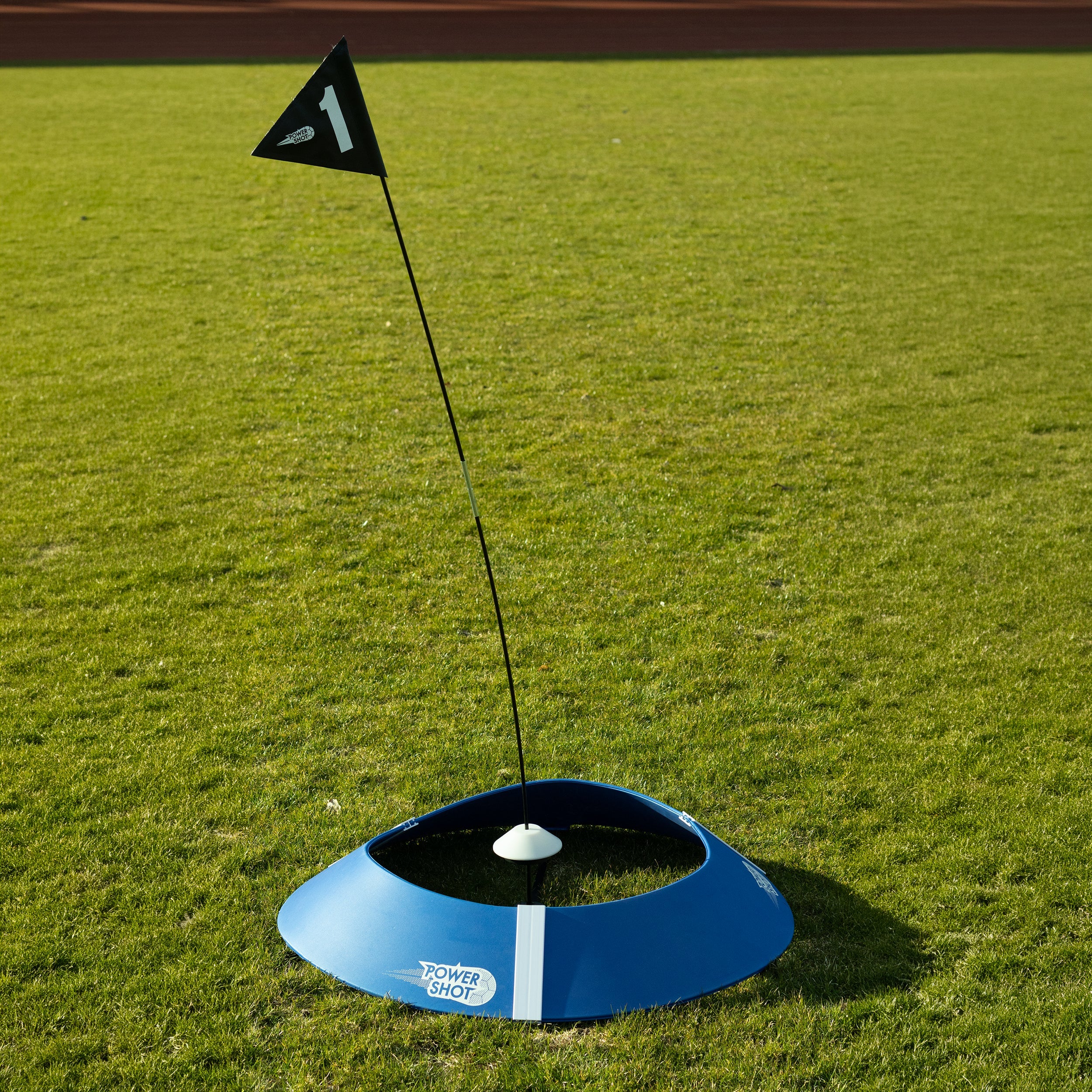 Foot golf target kit with lighted target Powershot