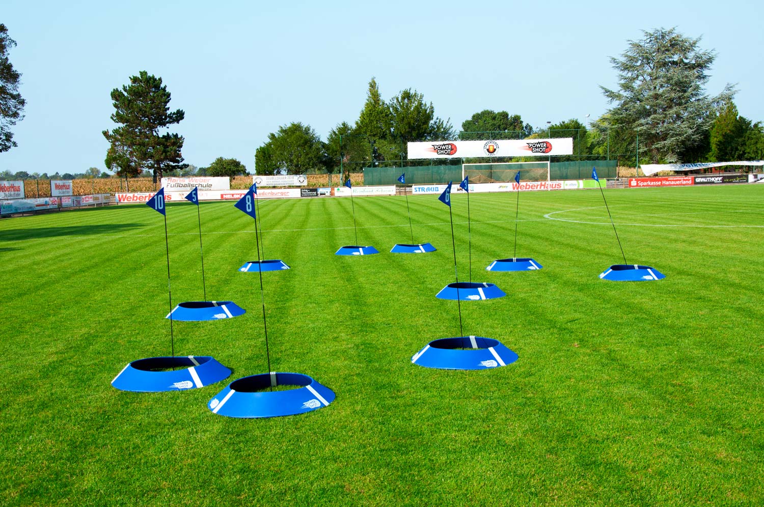 Kit de 10 cuchillas de FOOT GOLF con cuchillas luminosas