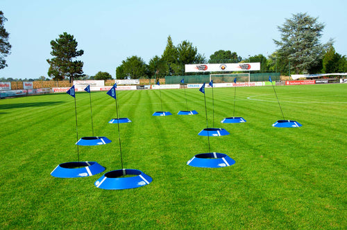 Kit de 10 cuchillas de FOOT GOLF con cuchillas luminosas