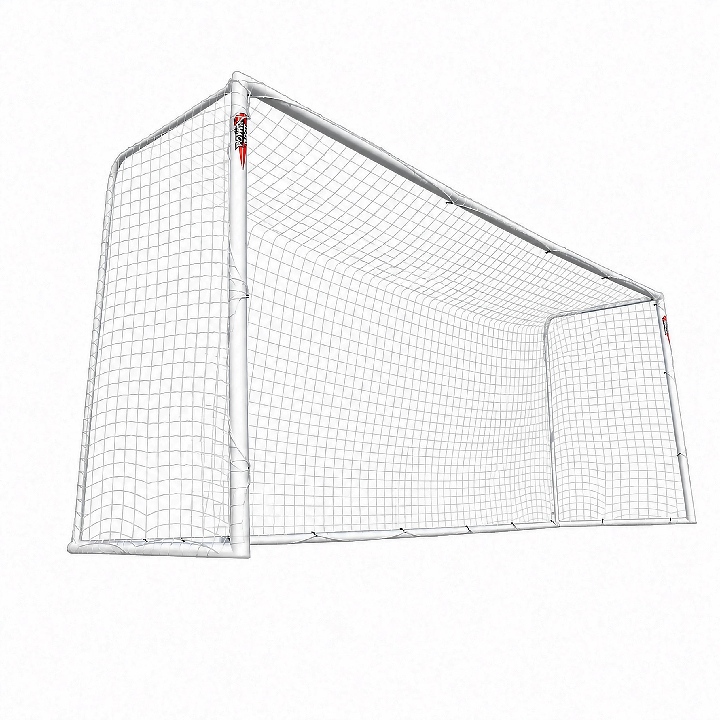 STADIUM Football goal - 5m x 2m - uPVC - White Powershot