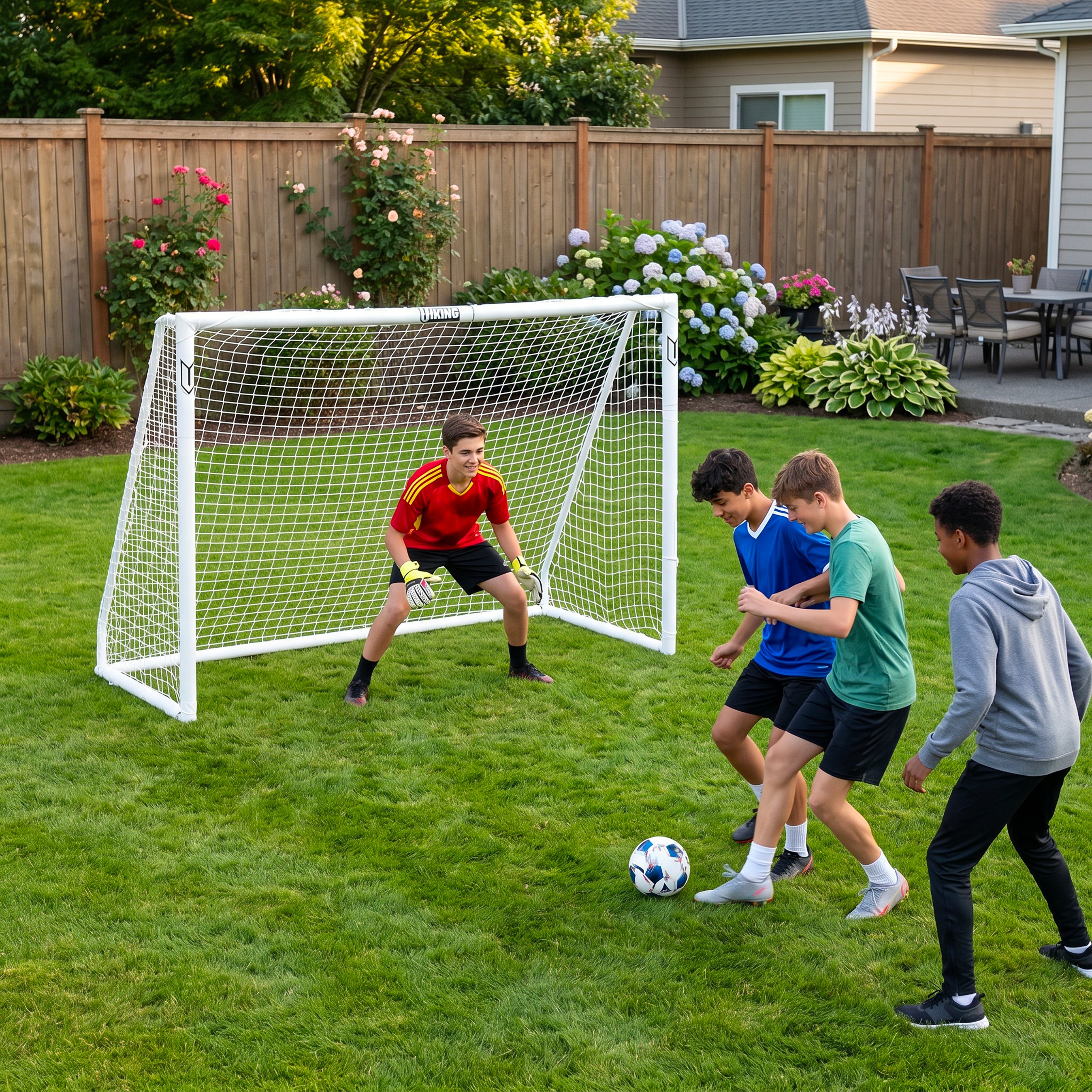 Netsportique garden goal - 2,4m x 1,8m VIKING