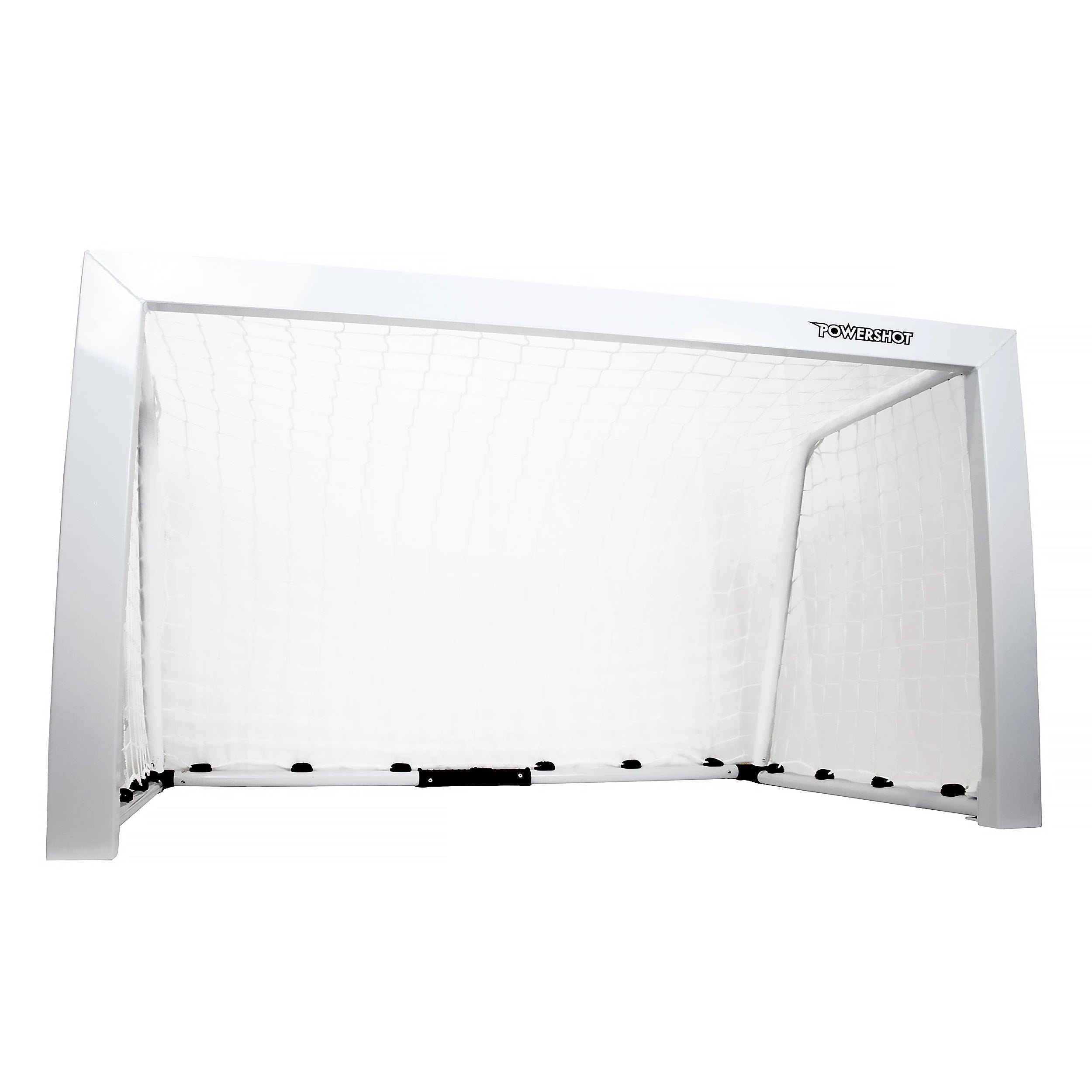 Mini aluminium football goal - 2m x 1.2m with ballast bags Powershot