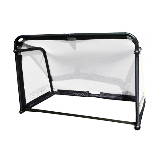 White folding football goal - 1.5m x 1m Powershot