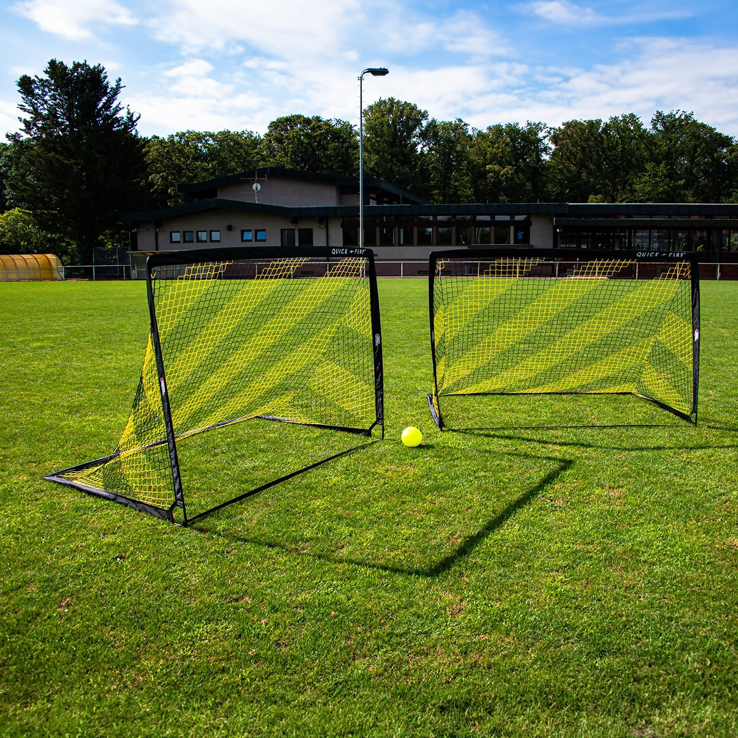 Pair of Pop Up Goals - 2.2m x 1.5m (7' x 5') Powershot