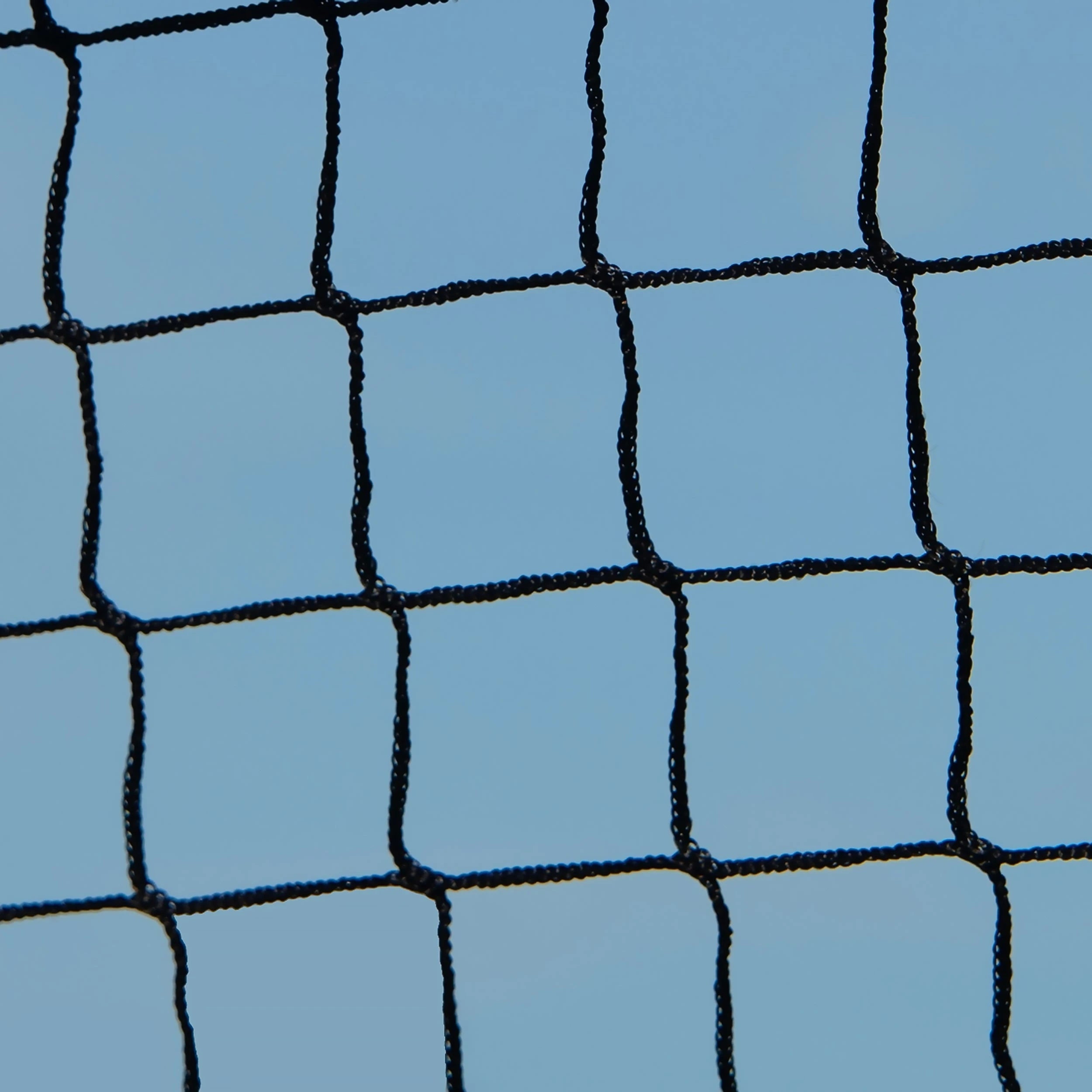 Pair of Football goals - 1.8m x 1.2m - uPVC black Powershot
