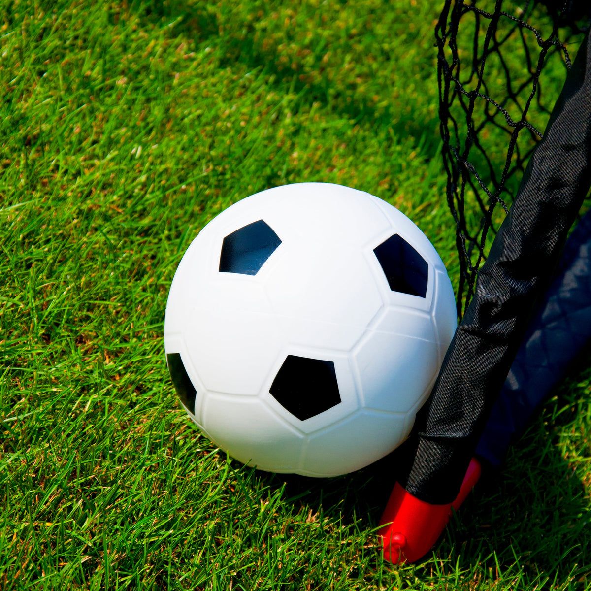 Foldable football goal - 90cm x 60cm - free ball Netsportique