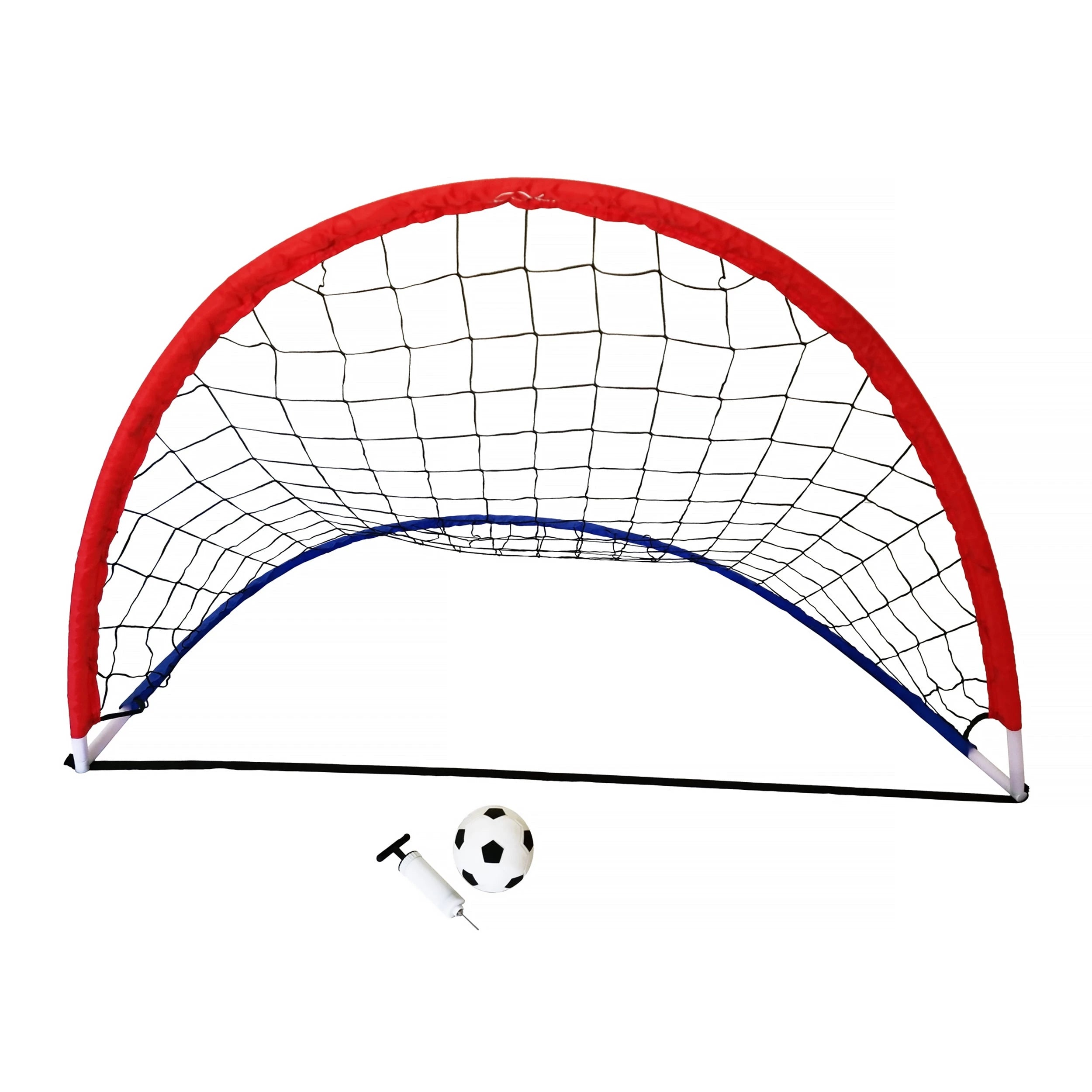 Pair of football goals - 110cm x 80cm - with ball and pump Netsportique