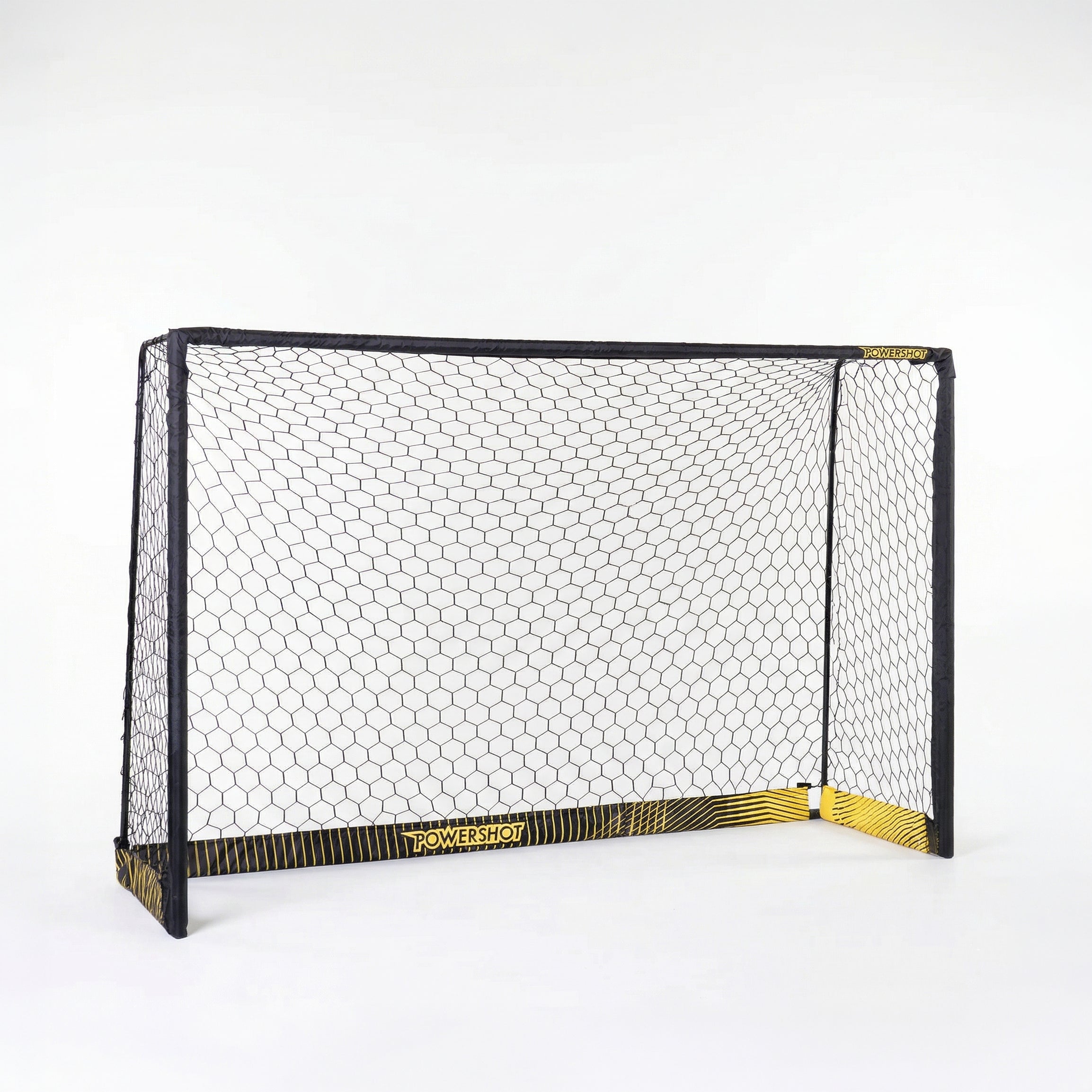 Portería de fútbol de acero negro - 3 x 2 m
