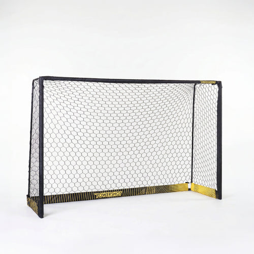 Portería de fútbol de acero negro - 3 x 2 m