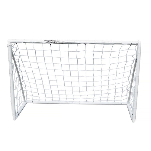 Football goal - 1.8m x 1.2m uPVC white Powershot