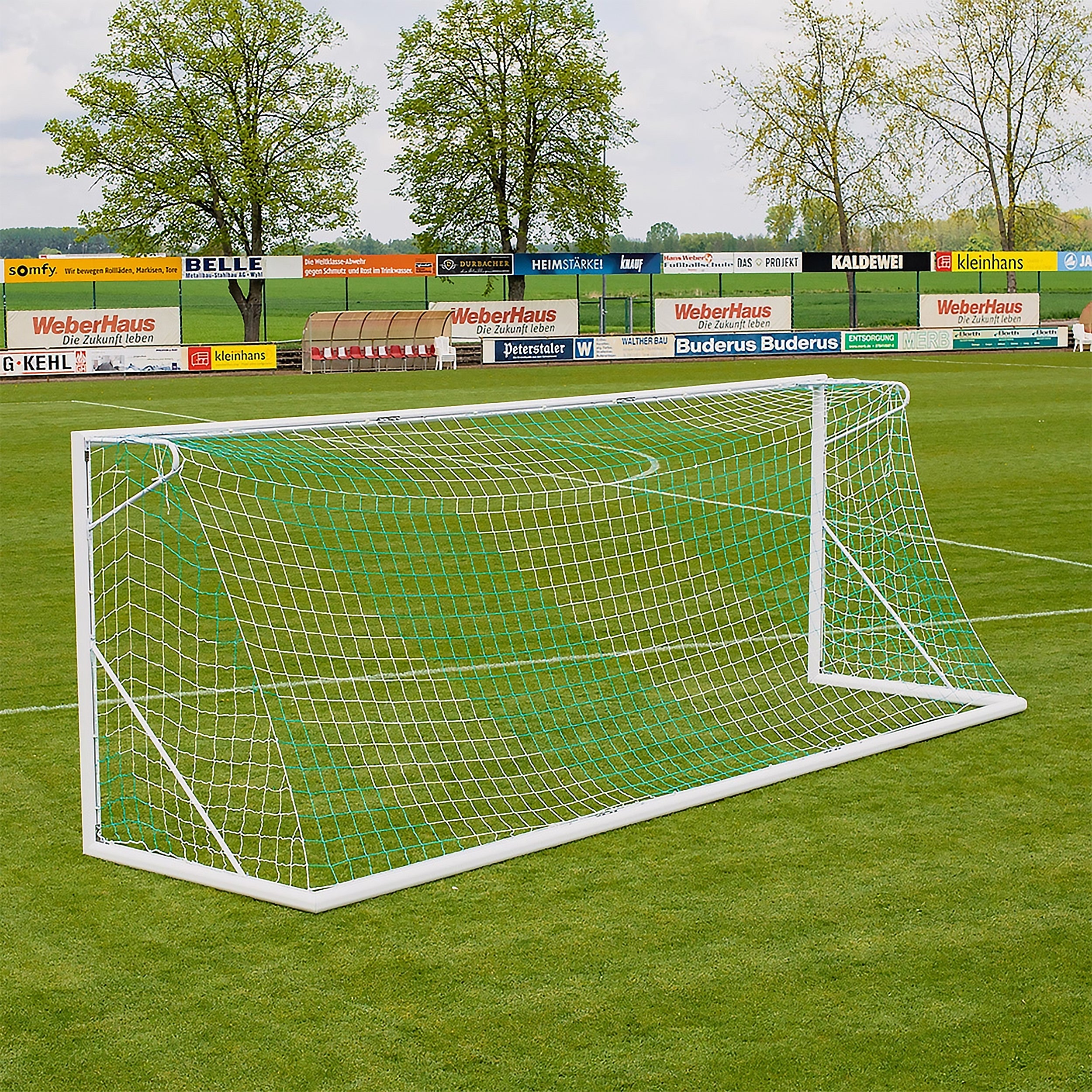 Football net - 7.32m x 2.44m x 0.8m x 2m - 4mm Powershot