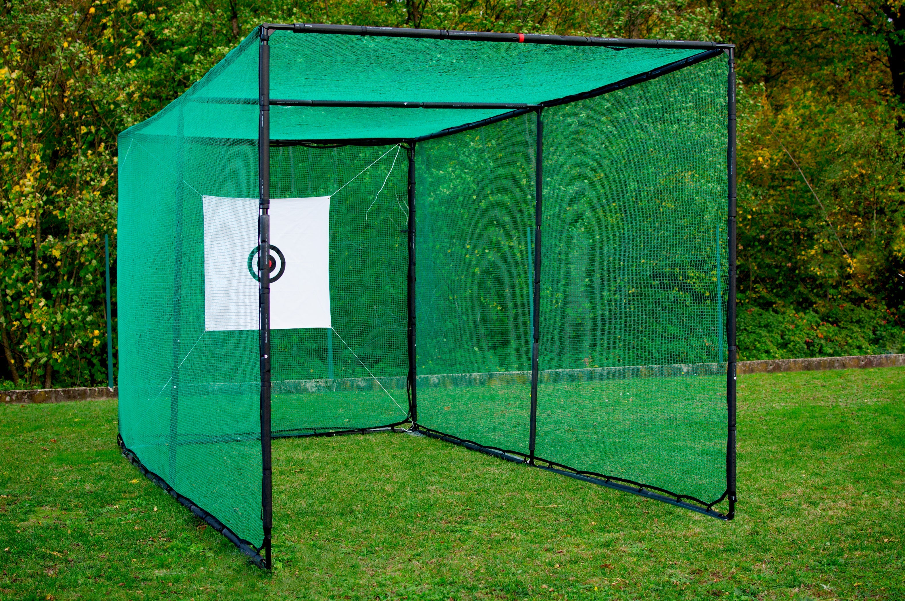 Portería de golf: estructura y red de 6 x 3 x 3 m (abierta en el lado de 3m)
