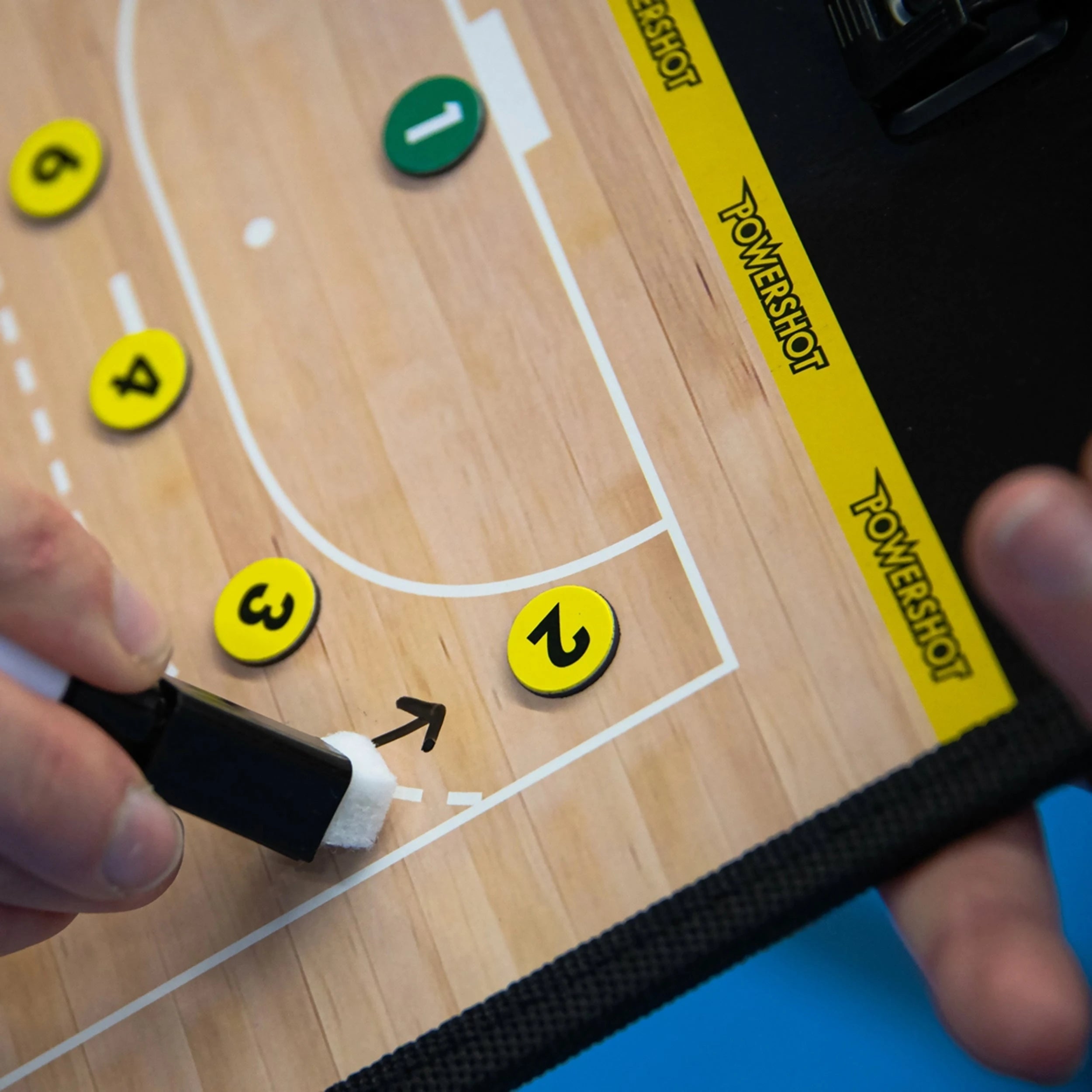 Pizarra o tablero táctico magnético 35 x 20 cm - Balonmano