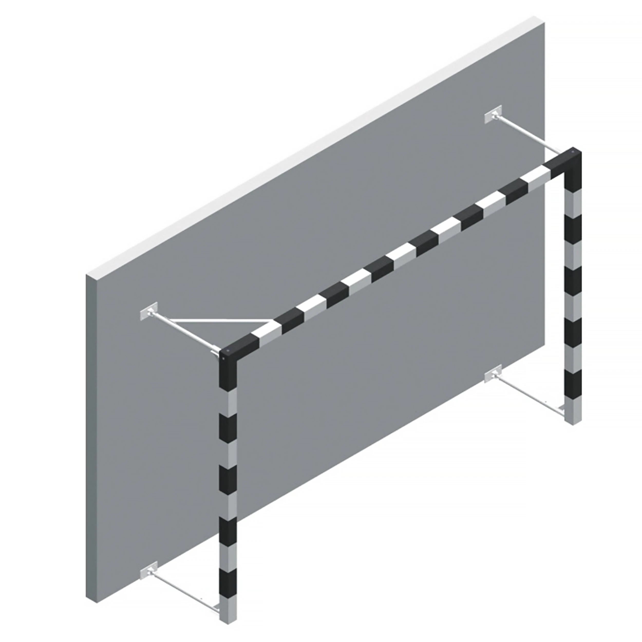Porteria de balonmano plegable de aluminio