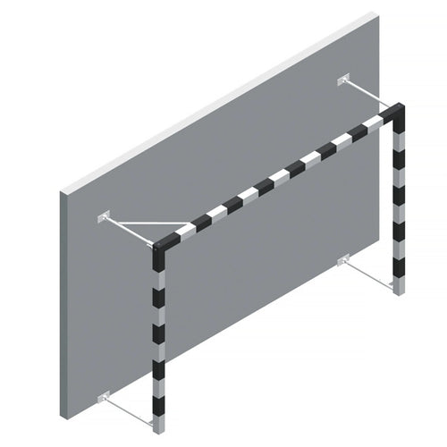 Porteria de balonmano plegable de aluminio